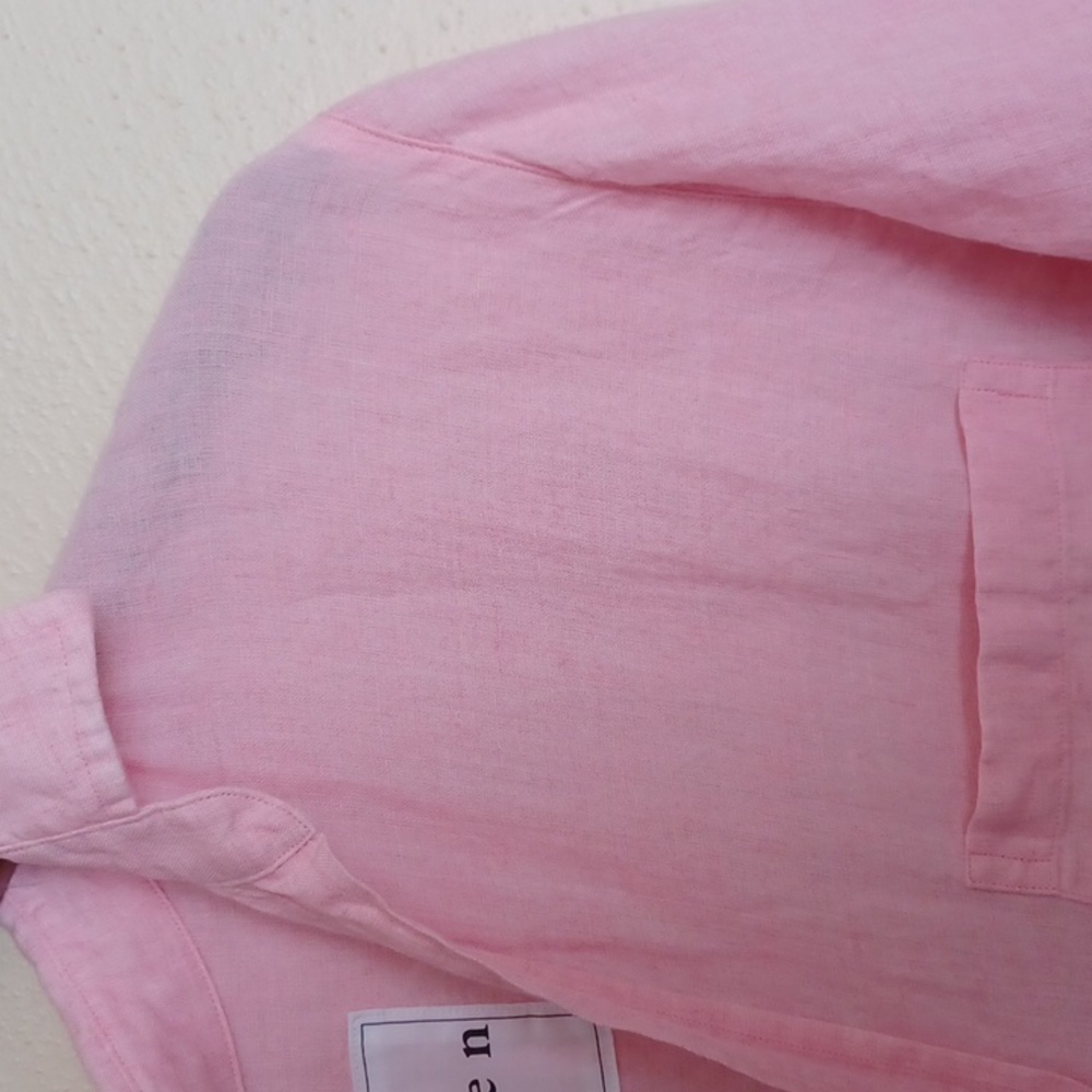 Frank & Eileen Dusty Rose Button-Front Maxi Shirt Dress - Picture 8 of 15
